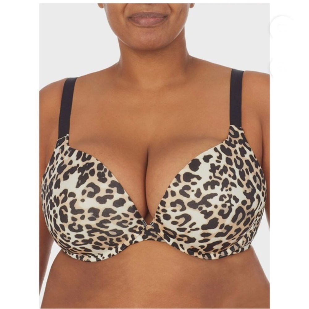 Leopard Print Underwire Bra - Picture 5 of 8